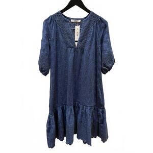 0039 Italy | Dresses | 039 Italy Navy Blue 00 Linen Dress Nwt Sb | Poshmark
